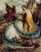 Angelika von einem Drachen bewacht oder Angelica und Ruggiero Arnold Bocklin